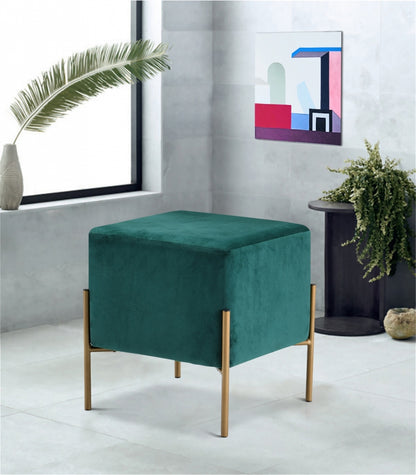 Payton Velvet Ottoman Stool