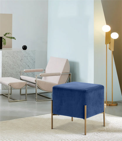 Payton Velvet Ottoman Stool