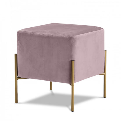 Payton Velvet Ottoman Stool