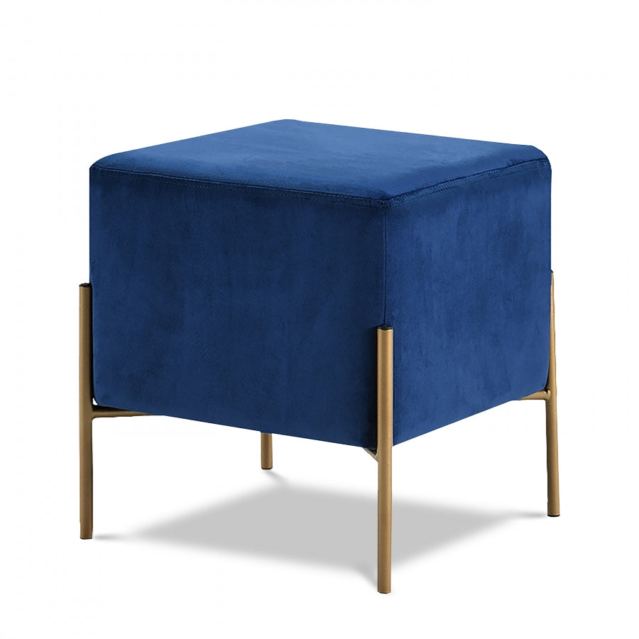 Payton Velvet Ottoman Stool