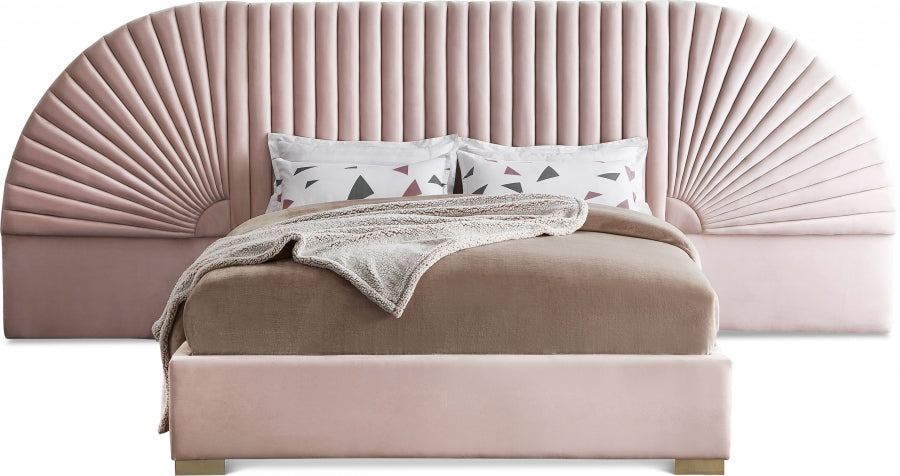 Blanco Velvet Bed