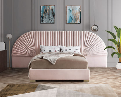 Blanco Velvet Bed