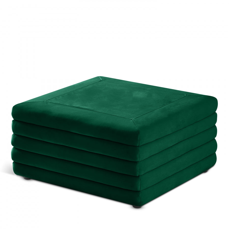 Duren Velvet Ottoman