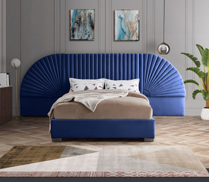 Blanco Velvet Bed