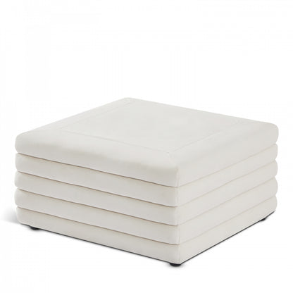 Duren Velvet Ottoman