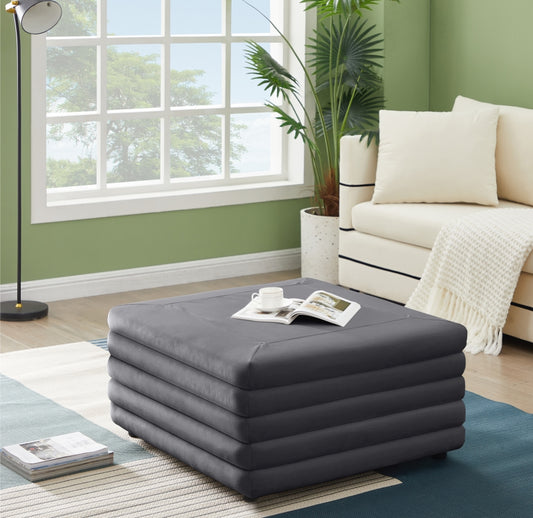 Duren Velvet Ottoman