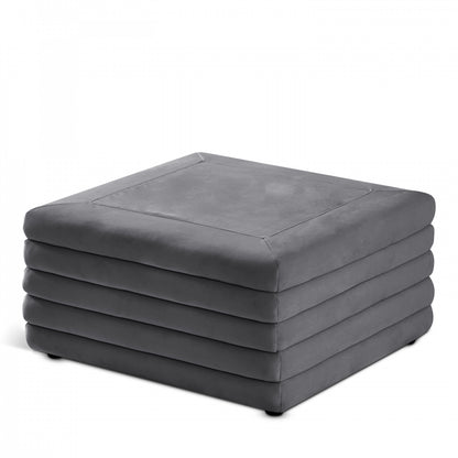 Duren Velvet Ottoman